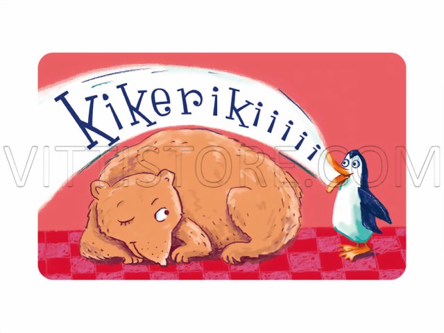Bild von Frühstücksbrettchen Kikerikiiiii