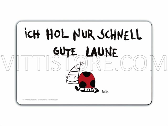 Bild von Frühstücksbrettchen Ich hole nur schnell gute Laune
