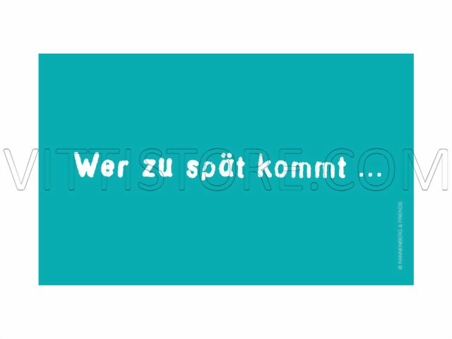 Bild von Frühstücksbrettchen Wer zu spät kommt...