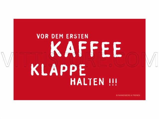 Bild von Frühstücksbrettchen Vor dem ersten Kaffee ...