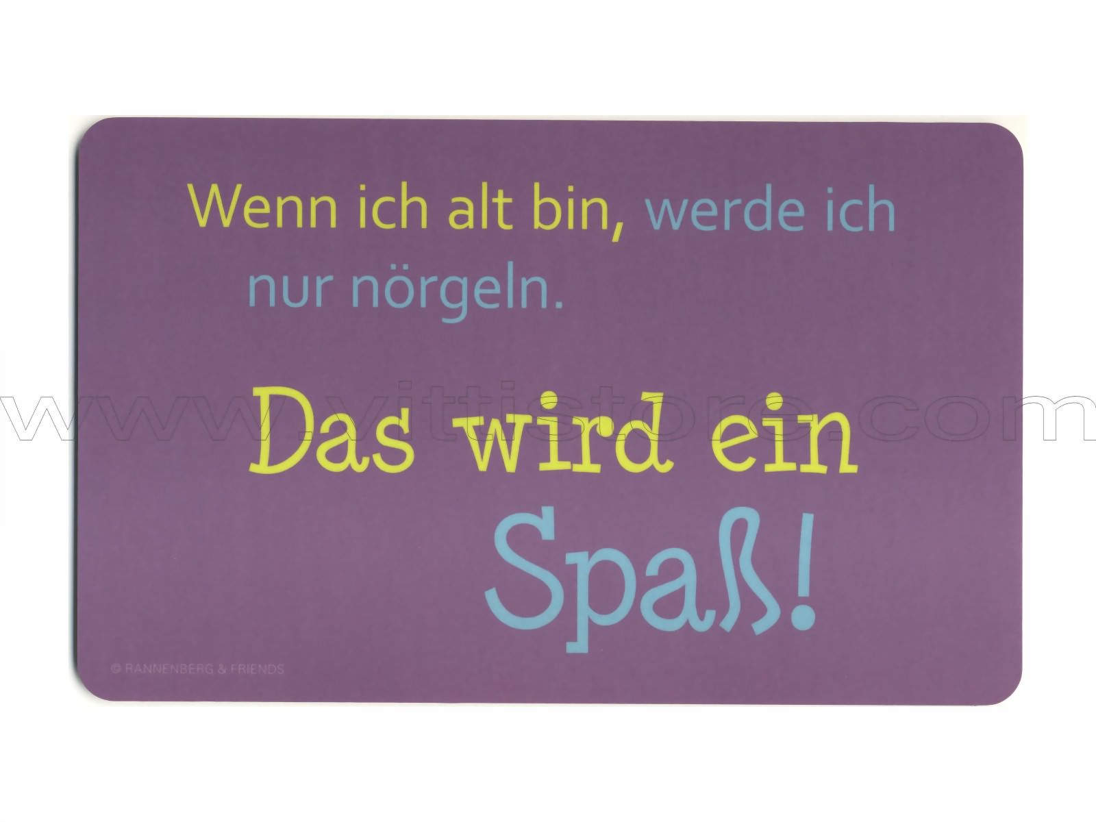 Bild von Frühstücksbrettchen Wenn ich alt bin