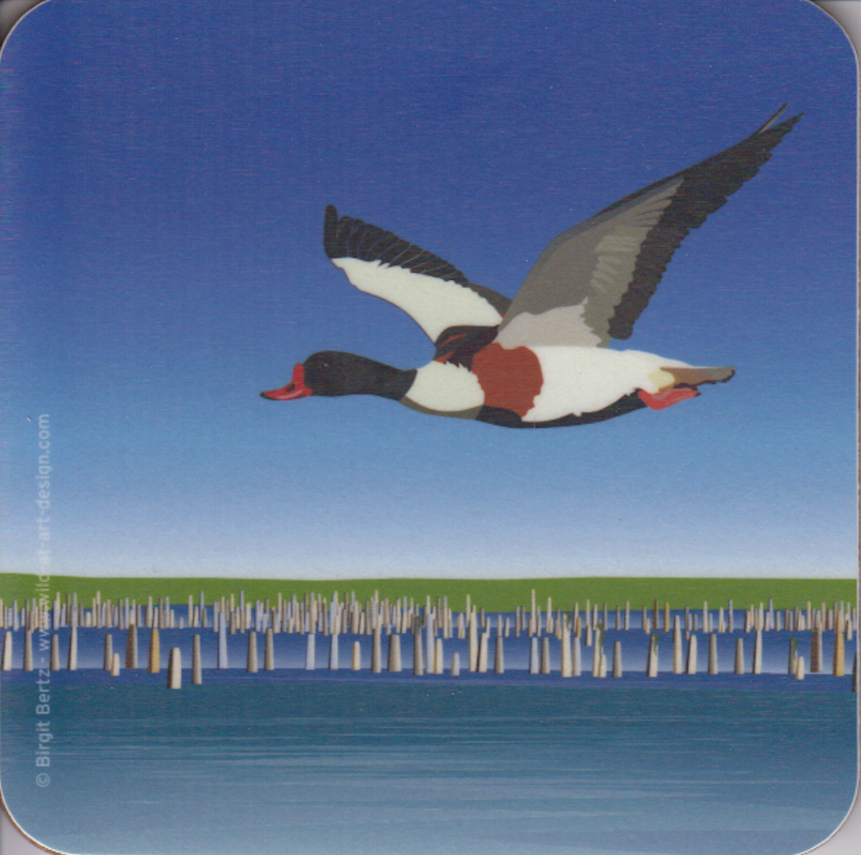 Bild von Wild at Art Coaster - Brandgans