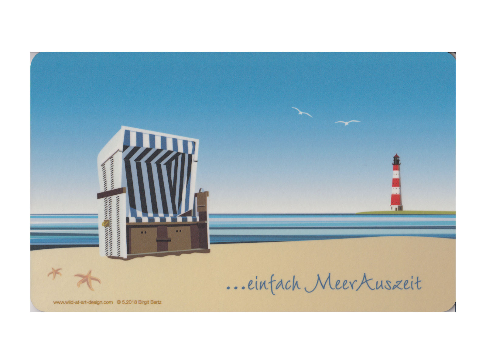 Bild von Frühstücksbrettchen Strandkorb
