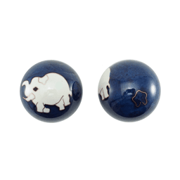 Zeige Details für Qigong Kugeln Elephant blau Bild von Qigong Kugeln Elephant blau