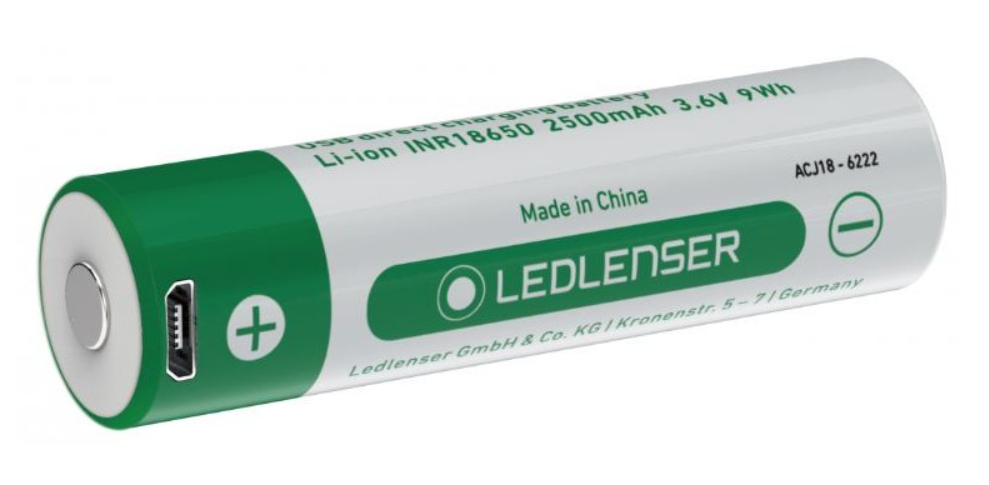 LEDLENSER Li-Ion direct USB rechargeable Battery 3,6 V / 2500 mAh