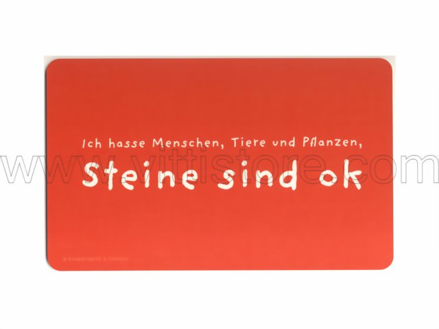 Bild von Frühstücksbrettchen Ich hasse Menschen