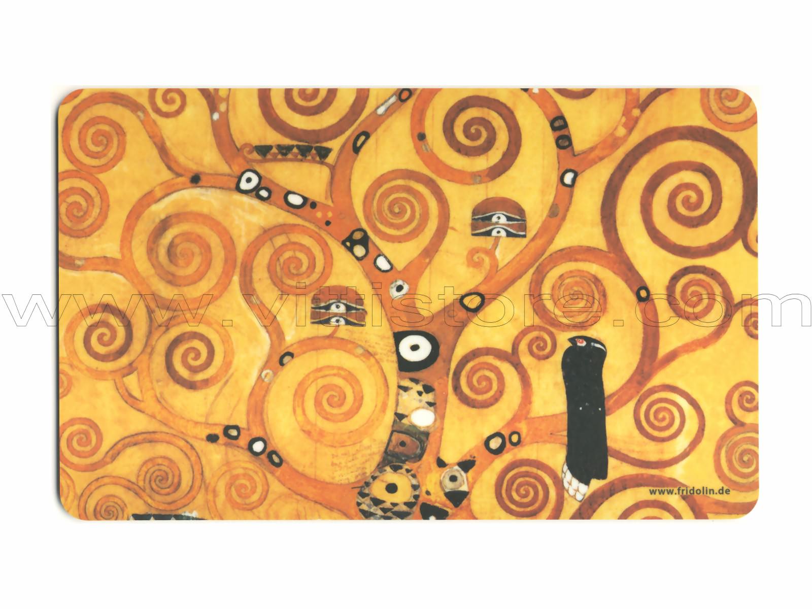 Bild von Frühstücksbrettchen Klimt Lebensbaum