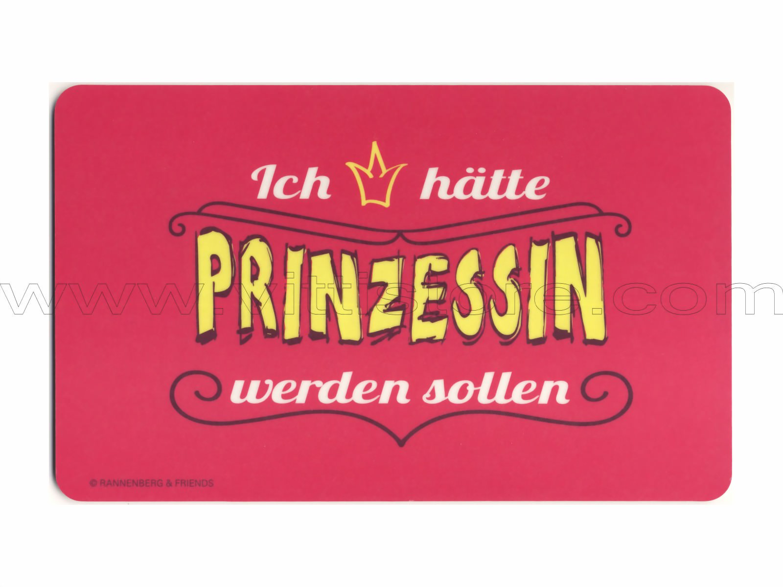 Bild von Frühstücksbrettchen Prinzessin wäre schön