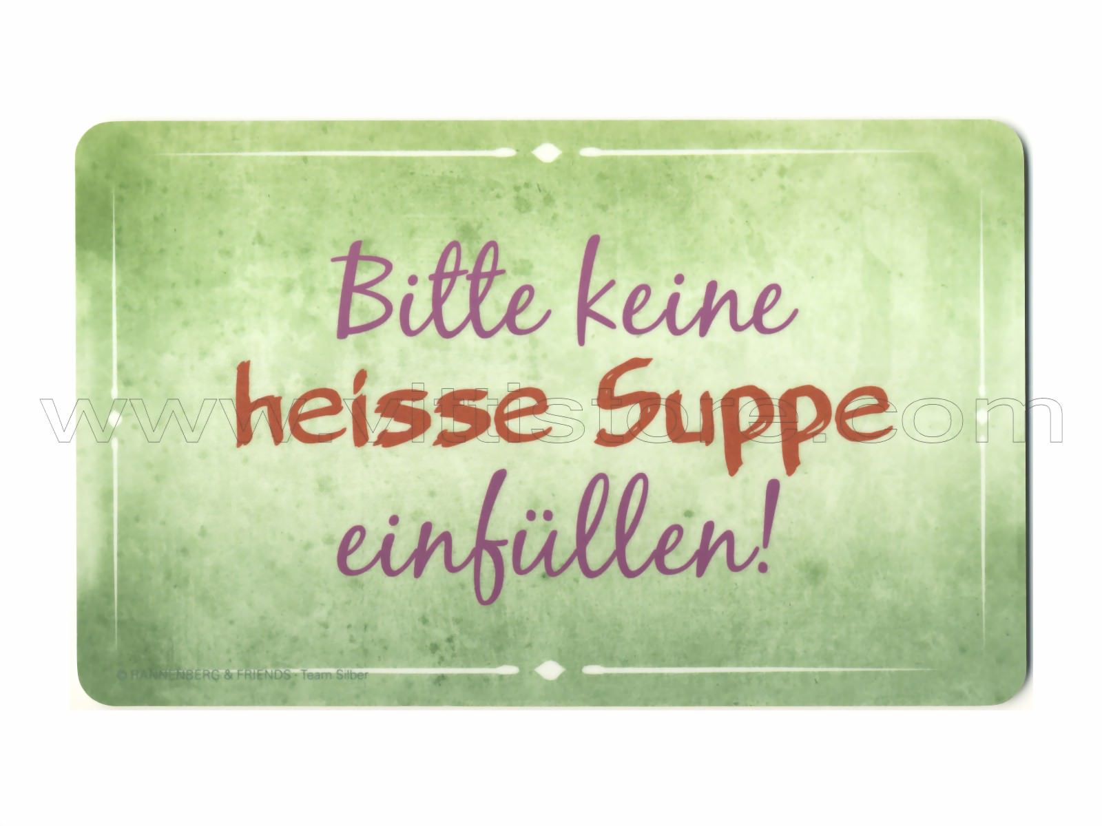 Bild von Frühstücksbrettchen Heiße Suppe