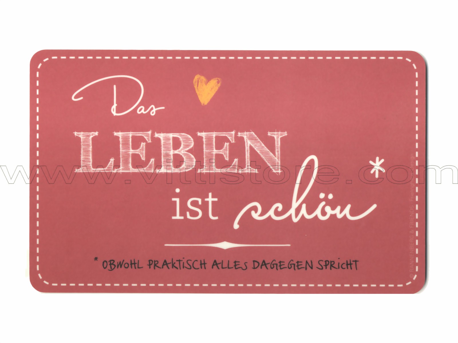 Bild von Frühstücksbrettchen Das Leben ist schön