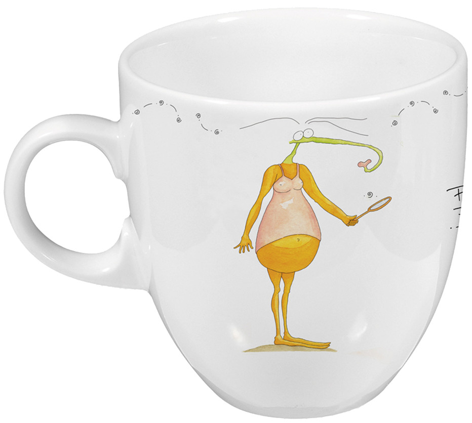 Bild von Tasse / Becher Fett-über-Nacht Fruchtfliege
